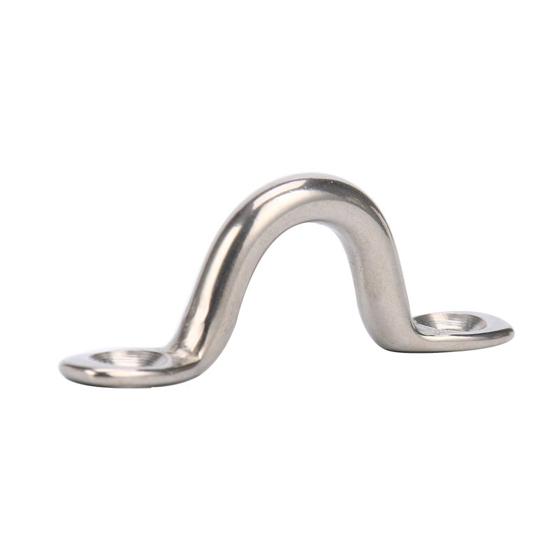 Amarine Made Stainless Steel Bimini Boat Top PAD Eye, Eye Straps, Tie Down, Kayak Deck Loops, Tie Down Anchor Point, footman's Loop for Kayak Canoe Rigging (6-Pack) - Image 3